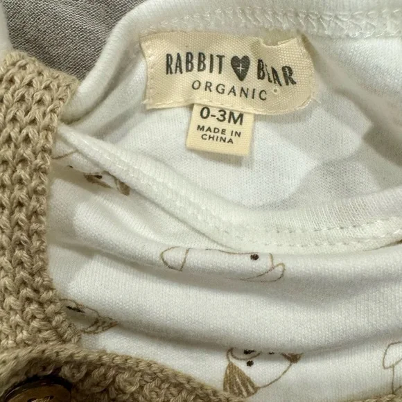 Kids Tan Knit Matching Set - Picture 2 of 4